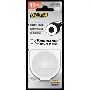 OLFA - Endurance 45mm Rotary Replacement Blade - Notions
