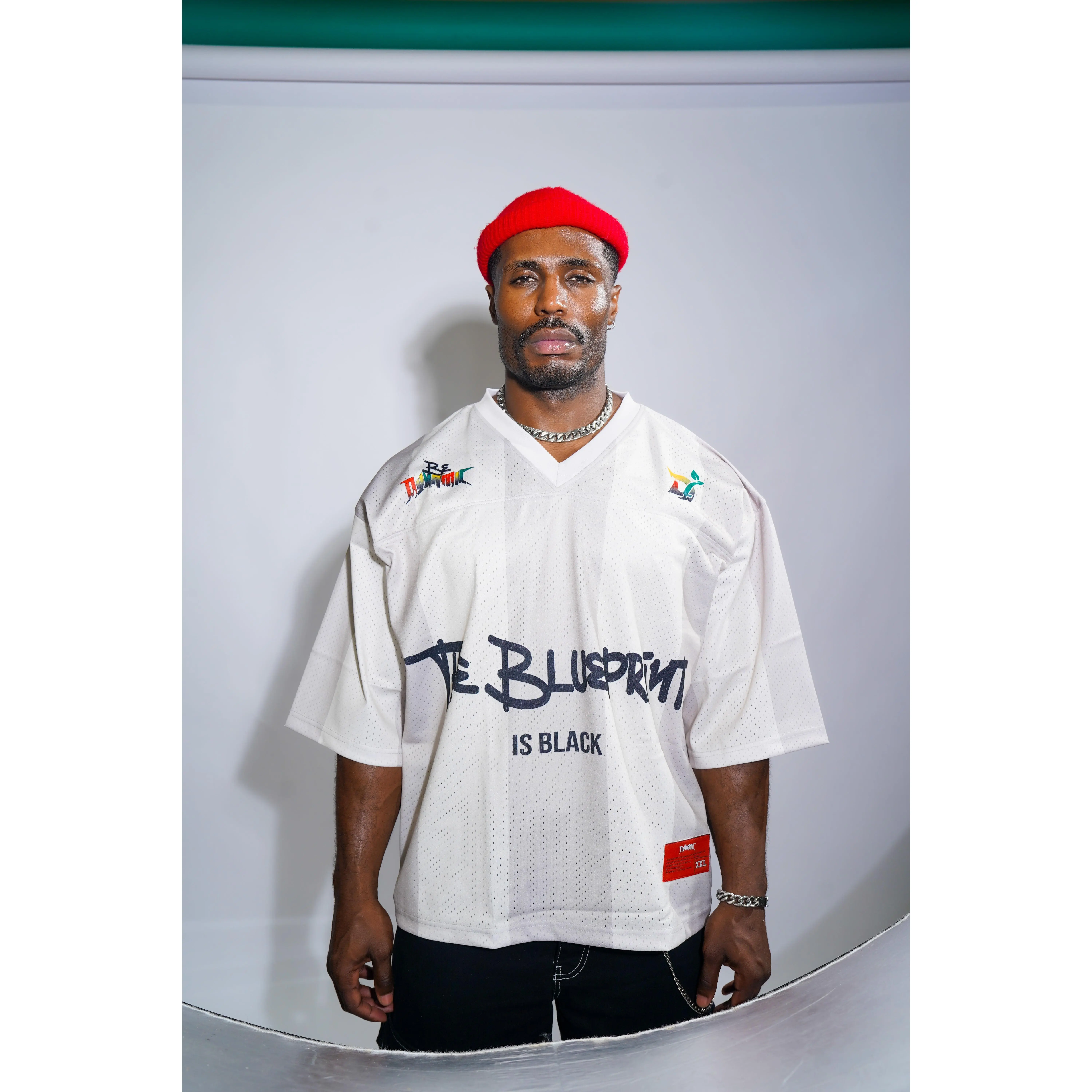 The Blueprint is Black Jersey (Cream)