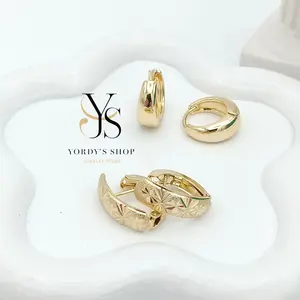 Yordy's Shop  Varied Minimalist Earrings 14k Gold Plating High Quality Jewelry for Everyday Wear