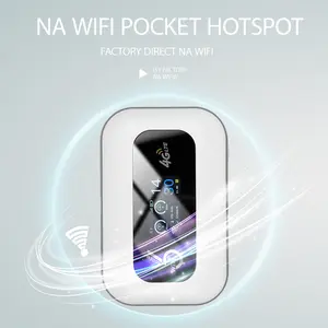 Portable WiFi Router 4G LTE WiFi6 Enhanced Version with SIM Card Slot and LED Display Delivering Fast Internet Up to 286Mbps with Long Battery Life Great for Travel Vacation Ski Trips Beach Trips Remote Work Students and Family Use