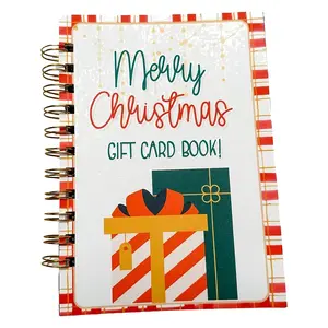 Christmas Gift Card Holder, 33 Page Christmas Gift Card Album, Customizable University Gift, Adult & Teen Christmas Present, Office Stationery