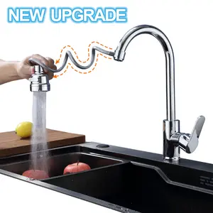 Universal 3 Modes Mini Pull Out Faucet Extender Sprayer Sink Mixer Extension Tube Tap Kitchen and Bathroom Accessories