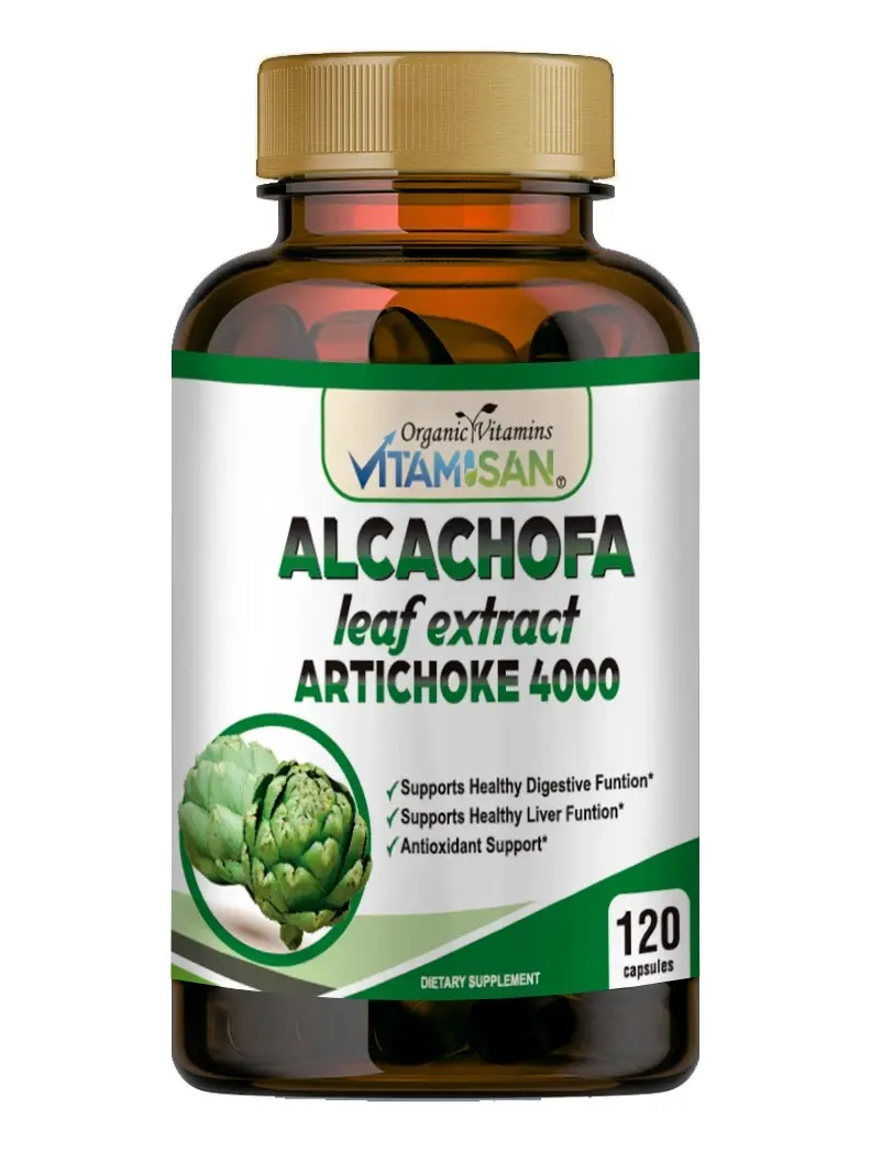 Artichoke Extract Herbal Supplement – 120 Capsules