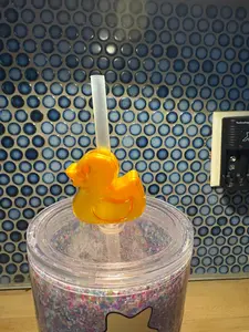 Straw Topper Duck