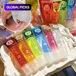 moisturizing clear lip gloss, 6 counts/set hydrating lip oil, coconut flavor lip care gift set for women & girls, lip stain