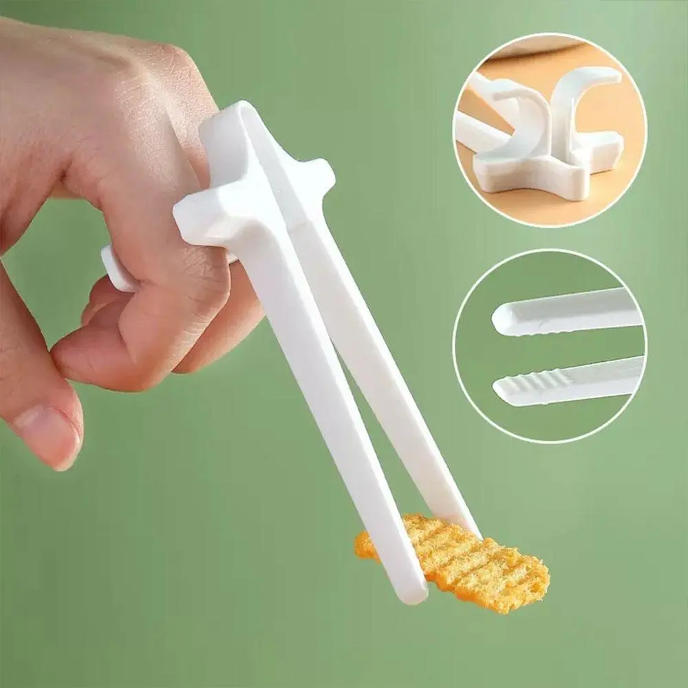Reusable Plastic Snack Grabbers, 4 Counts/set U Bracket Tongs for Video Game Parties, Gaming Finger Chopsticks for Easy Snacking Experience