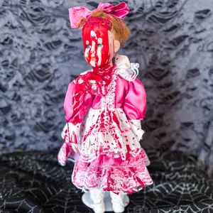 Haunted Bloody Creepy Doll Horror Decor, Halloween, Vintage