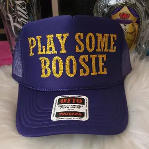 PLAY SOME BOOSIE PURPLE OTTO HAT