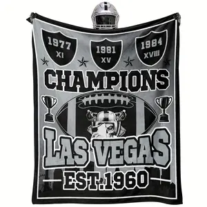 Open 1 Las Vegas Blanket, Las Vegas Cover Blanket, Football Fan Gift, Football Gift, Football Lightweight Soft Fleece Blanket