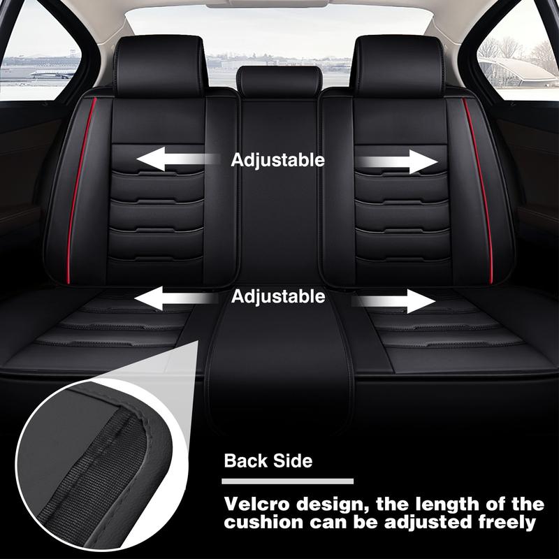 For Honda Accord/Civic/CR-V Car Seat Covers, Full Set Universal Seat Covers for Cars, Waterproof PU Leather Auto Car Interiors Seat Protectors