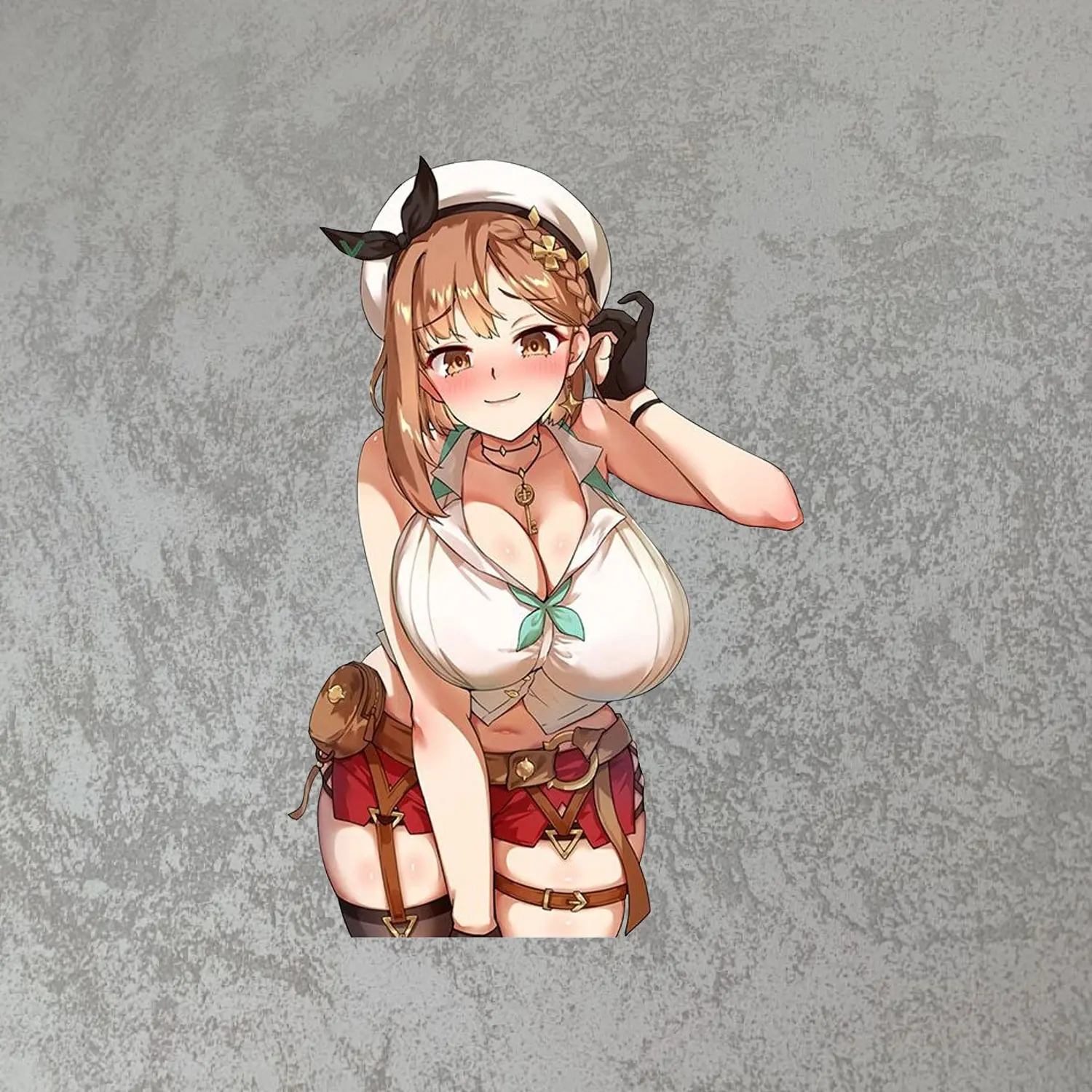Reisalin Ryza Stickers, Anime Character Vinyl Decals, Waterproof Laptop Water Bottle Stickers