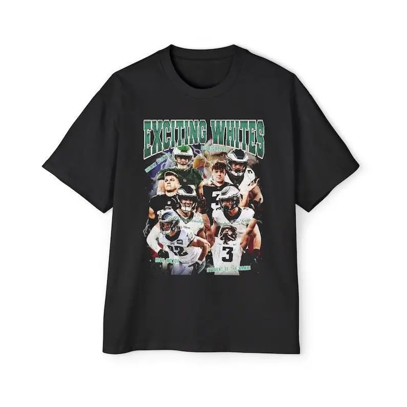 Exciting Whites Shirt, Reed Blankenship, Cooper DJ Unisex Tee Shirt, Philadellpphia Football T-shirt, Philly Game Day