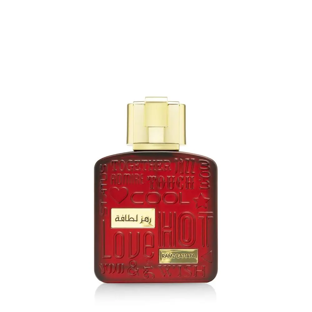 Lattafa Ramz Gold Unisex Eau de Parfum Spray 3.4 Ounce Non-Toxic for Adults with Bergamot, Apple, Pineapple, Sandalwood, Guaiac Wood, Jasmine & More