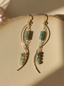 Boho Vintage Zircon Tassel Earrings Set, Dangle Earrings, Versatile Earrings, Fashionable Women's Gift, Casual Style, Alloy Material, All Seasons Jewelry