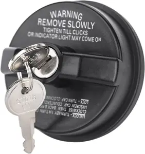 Locking Gas Cap for Toyota Chevrolet GMC Nissan Honda Secure Fuel Storage Plastic Cap Compatible with Multiple Brands