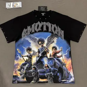 Tshirt Cotton American Retro Style Casual Daily Wear Summer Party For Men Women Unisex Trendy Fashion Top