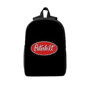 Truck Logo Backpack: Crafted from sturdy, durable black material and featuring an iconic red emblem—the perfect choice for truck enthusiasts, drivers, and everyday use.