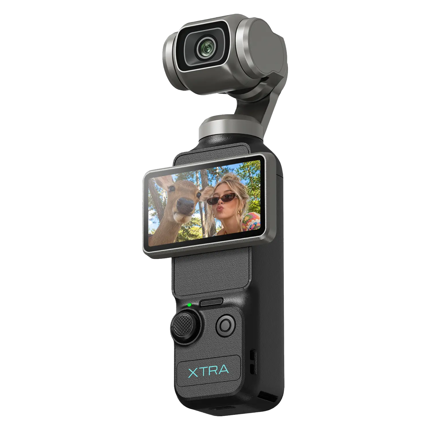 Xtra Muse Vlogging Camera with 1'' CMOS 4K/120fps Videos 3-Axis Gimbal Stabilizer Fast Focusing Face/Object Tracking Portable Handycam Camcorder Xtra Muse Vlogging Camera with 1'' CMOS 4K/120fps Videos 3-Axis Gimbal Stabilizer Fast Focusing Face/Object Tracking Portable Handycam Camcorder