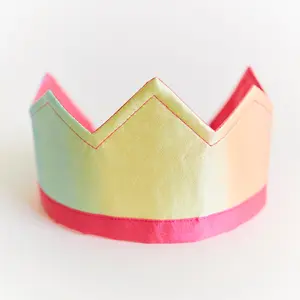 Rainbow Silk Crown