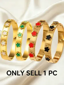 3. Viral TikTok Glow Up Clover Bracelet Manifest Good Luck Gift For Her