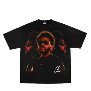WEEKND Face Tee Graphic Print Short Sleeve T-Shirt