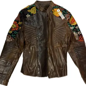 Chamarra de piel $159 Elaborado y tejido de forma artesanal, hecho en México, artesanía mexicana