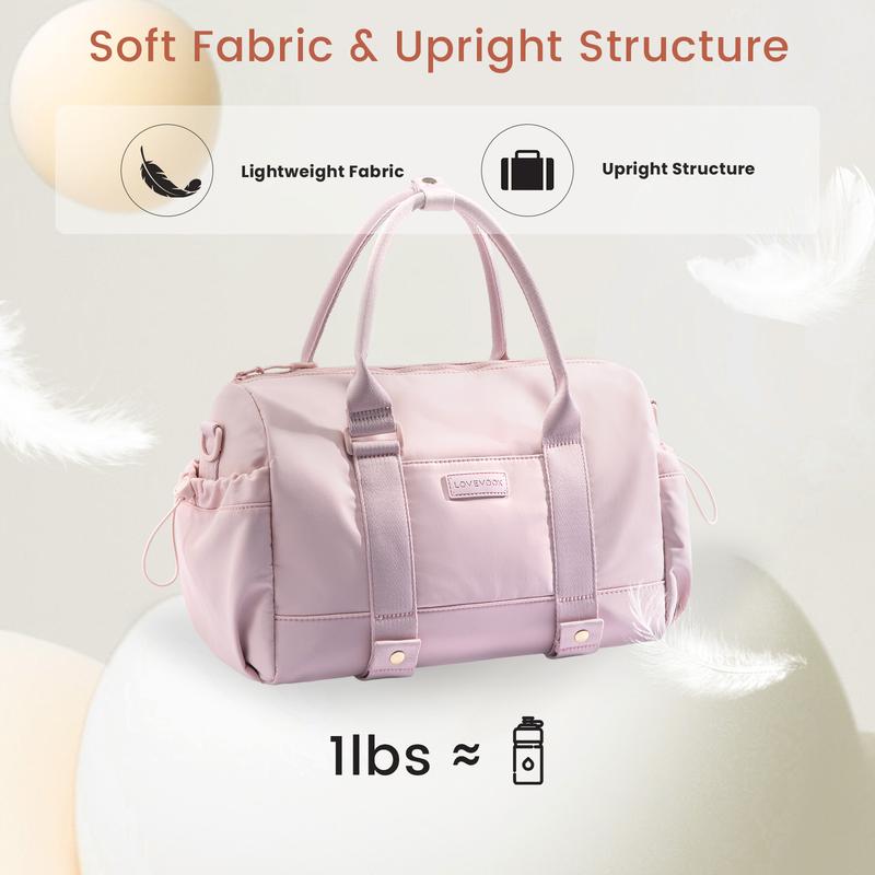 【Valentine's Day Gift】LOVEVOOK Small Gym Bag for Women with Yoga mat Holder, Mini Duffle Bag for Travel with Wet Pocket, Overnight Personal Item Bags, Lightweight Carry on Weekender Duffel for Workout, Dance, Ballet TikTokShopJumpstartSale