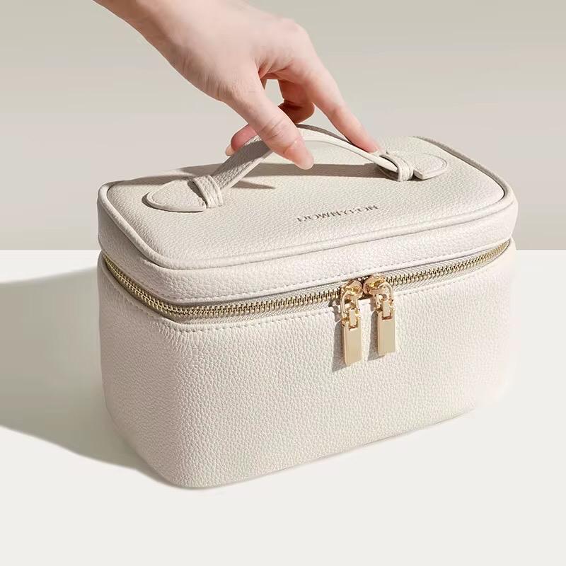 LED Makeup Bag with Built-In Lighted Mirror Travel Cosmetic Organizer Case 14.5cm x 15cm x 23cm