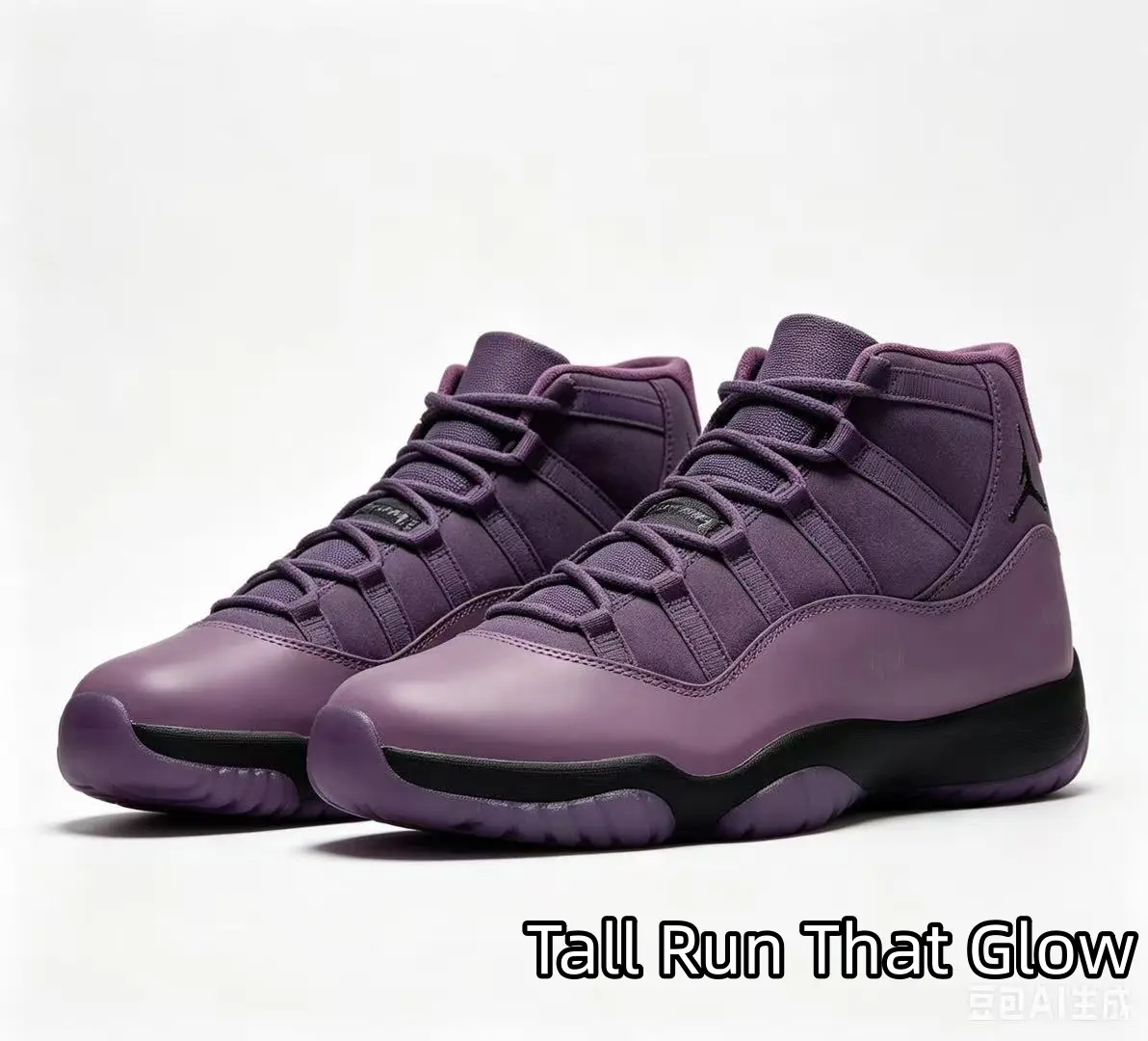 Ankle Protective Athletic High Top Footwear | Minimalist Solid Purple Leather Shell | Energy Buffering Responsive Cushion Midsole | Textured Non-Skid Rubber Bottom | For Indoor Basketball Casual Outdoor Styling
