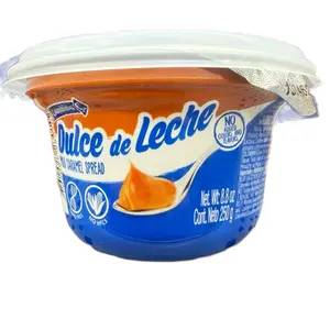 (3 pack) Colombina Dulce de Leche (Arequipe) Milk Caramel Spread, Reduced Sugar, 8.8oz (250g x3 = 750g)- Creamy Flavor Sweet Dip