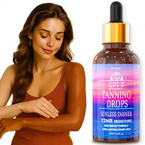 1PC- Tanning Oil, Browning Lotion, Dark Tanning Lotion, Flawless Sunless Tanning, Sunless Self Tanner With 72HR Moisture Moisturizing, Non-Greasy Formula & Long-Lasting Color Lock. Get A Natural Glow Without Streaks, Suitable For All Skin Types-30ml