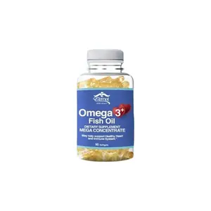 Eternal Omega Fish Oil - Dietary Supplement for Heart Health with EPA & DHA - 90 Capsules - May Help Support Healthy Heart & Brain Function - Healthcare, Fitness Edible