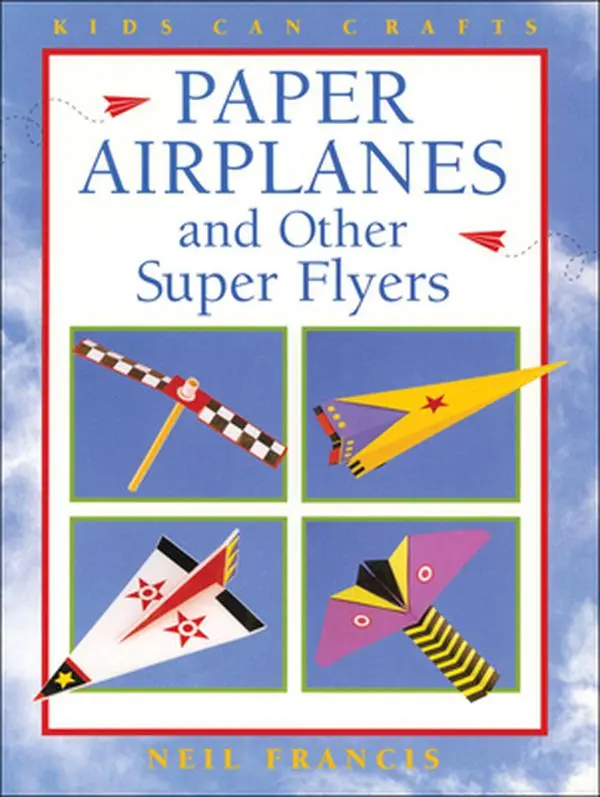 Used Kids' Educational Flying Craft Tutorial Book - Recycled Paper Airplanes & Super Flyers, Step-by-Step DIY Flying Projects Guide, Aerodynamics Focus, Paperback by Neil Francis, Expert Advice On Launching