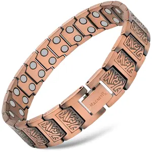 MagnetRX Ultra Strength Pure Copper Magnetic Bracelet Viking