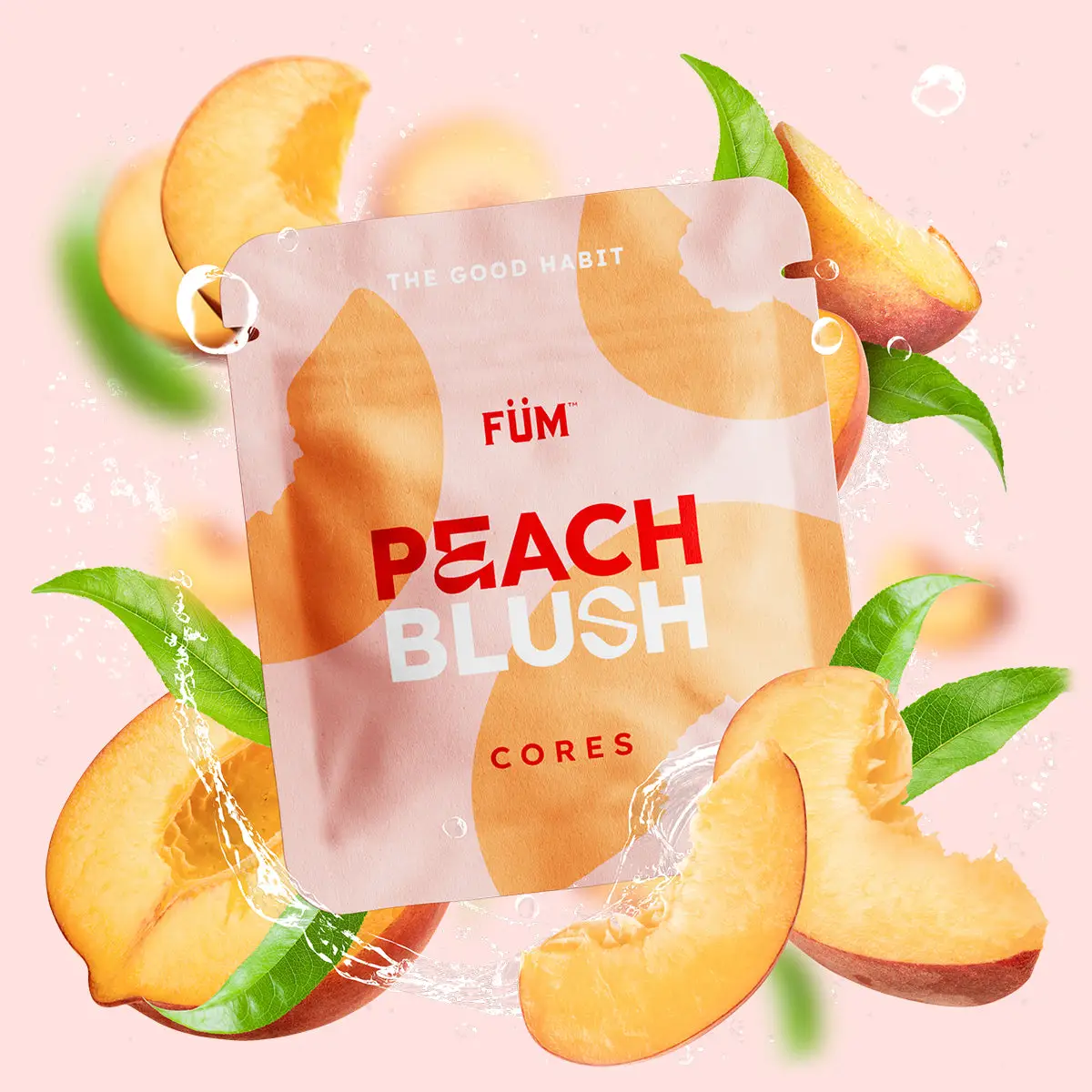 FÜM Peach Blush Cores – 3 Pack (Juicy, Tangy, Refreshing)