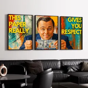 Leonardo This Paper Gives You Respect Design Poster HD Waterproof Art Sticker | Custom DIY Self-Adhesive Wall Print | Fade-Resistant Decorative Wall Poster for Home, Office, Living Room, Bar | Multiple Sizes, High-Definition Print, Easy Peel and Stick