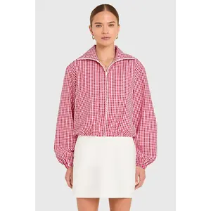Como Bomber Jacket - Ivory Red