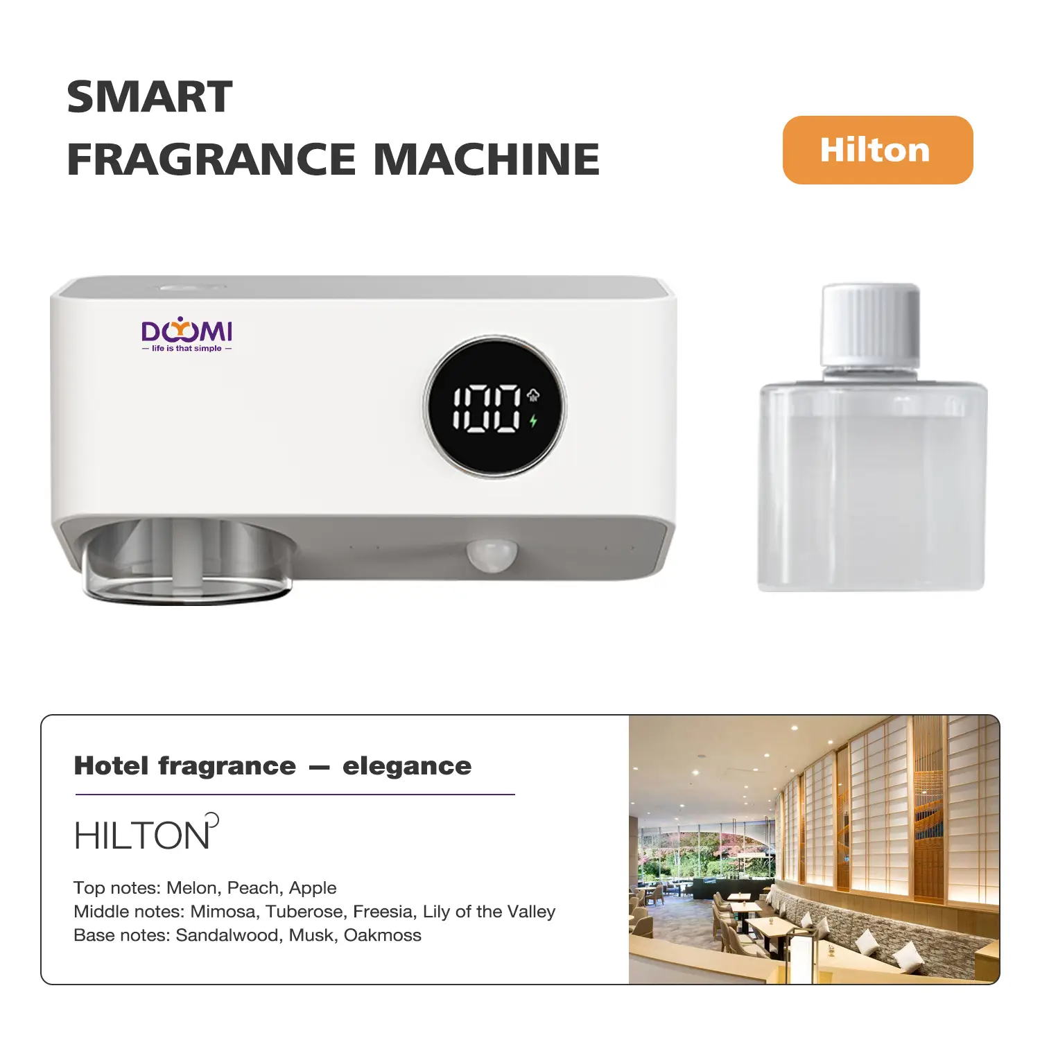 Smart Aromatherapy Diffuser Aromatherapy Home Use Large Room Air Purifier Air Diffuser Humidifier For Home, Office, Hotel and SPA