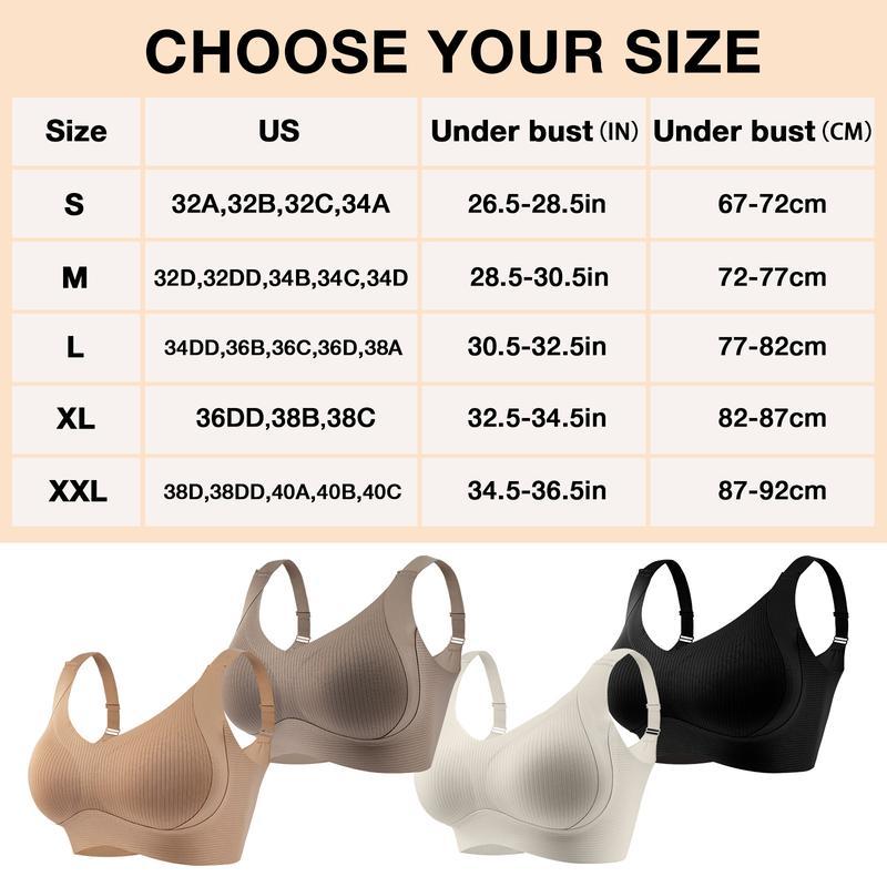 Women's Solid Wireless Bra, ComfortableBreathable Push Up Bra, Softness Lightweight,Lingerie for All Seasons, Pushbra Everyday Bridal Bridal Women's Solid Wireless Bra, ComfortableBreathable Push Up Bra, Softness Lightweight,Lingerie for All Seasons, Pushbra Everyday Bridal Bridal