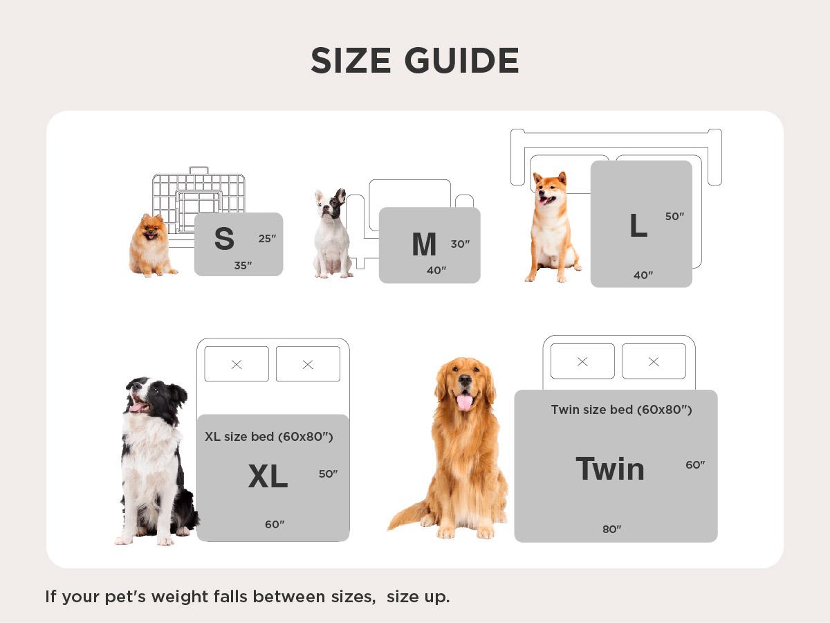 Bedsure ComfyFleece Waterproof Comfy Dog Blankets for Large Dogs - Soft Pet Cat Blanket Corduroy Fleece for Couch Bed Protector Washable, Cozy Calming Reversible Furniture Protection for Puppy