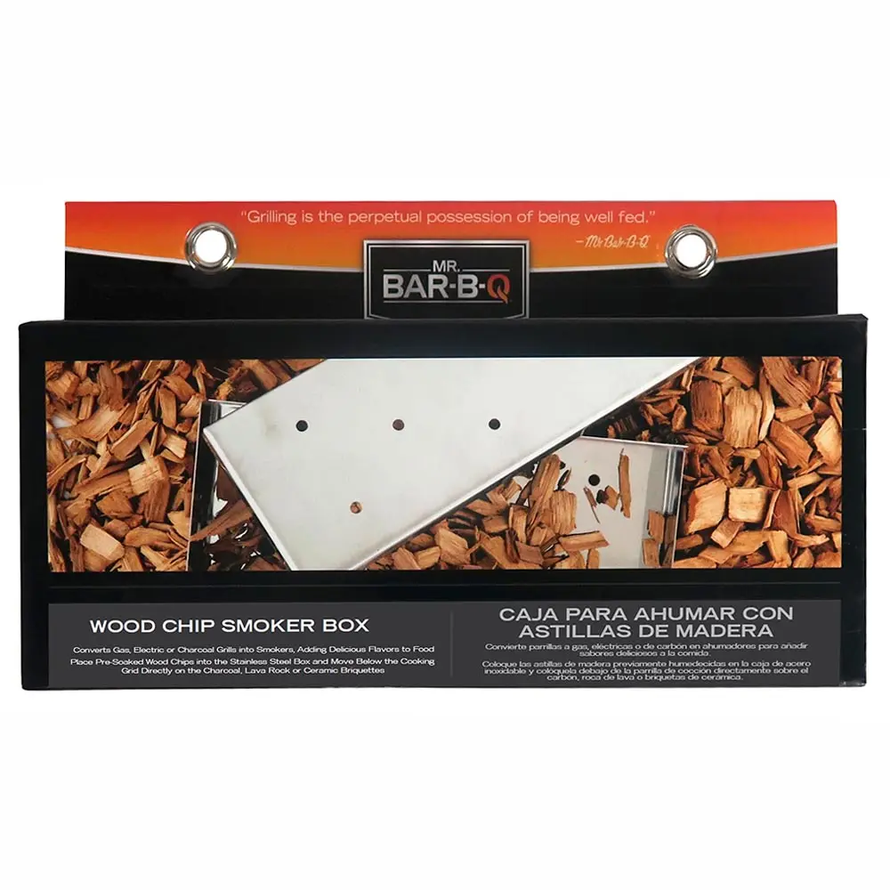 Wood Chip Smoker Box For All Grill Types Wood Chip Smoker Box For All Grill Types