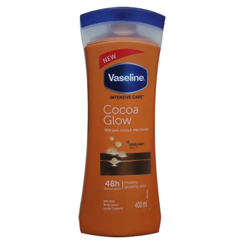 Lotion Vaseline Cocoa Glow 400 ml 48 pcs
