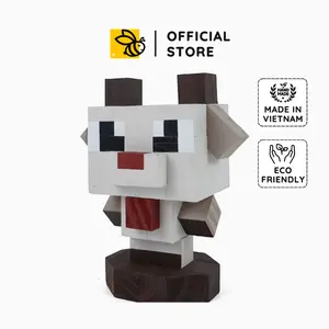 Goat Zodiac Wood Model - Handmade 12 Chinese Zodiac Animal, DIY Wooden Toy, Unique Gift for Him & Her