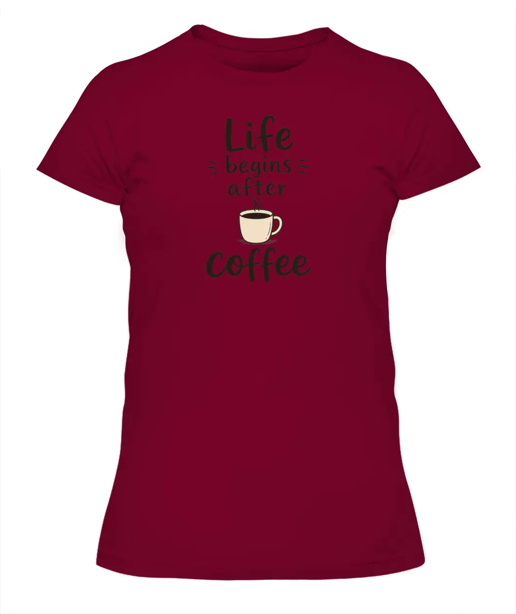 Women's Casual Crew Neck Graphic Cotton Short-Sleeve T-Shirt - Next Level 3900 (US) Fabric Top, Everyday Wear