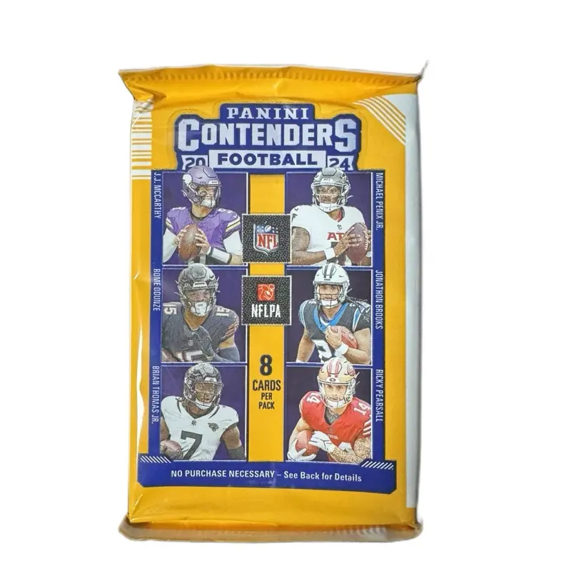 Panini Contenders Football 24 - Pack of 8 Cards per Pack - No Purchase Necessary - See Back for Details