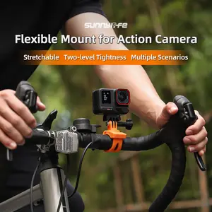 Flexible Mount for GoPro Hero Series or DJI Osmo Action 6/5Pro/4/3/360/Pocket 3/Nano or Insta360 X5/4/3/2/AcePro2/1/Go 3/3S/Ultra, Perfet for Holiday Travel, Outdoor Sports and Bicycle Cycling Motorcycle Mount Adapter, Wide Compatibility | Ideal Gift