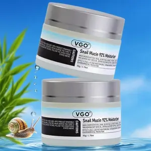 VGO Snail Mucin 92% Essence Moisturizer 50g – Hydrating, Soothing & Alcohol-Free Cream for All Skin Types