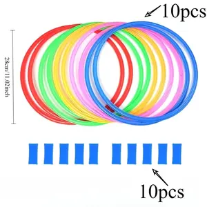 20-Piece Bounce Sensory Sports Set, Ideal for Multi-Player Outdoor Activities, Agility Ladders & Exercise Equipment, Quick Reaction Training