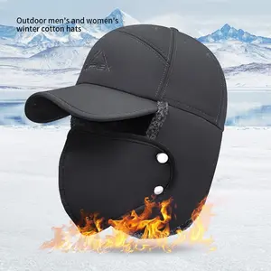 Winter warm hats for men and womenoutdoor ear protectionwindproof fashionmen and women pilotscold proof cycling and skiing hats