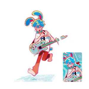 Alien Stage Rabbit Series Acrylic Stand Figure, Official ALNST Anime Desk Decor with Bonus Collectible Card